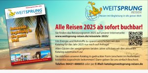 Mehr über den Artikel erfahren Reisen 2025